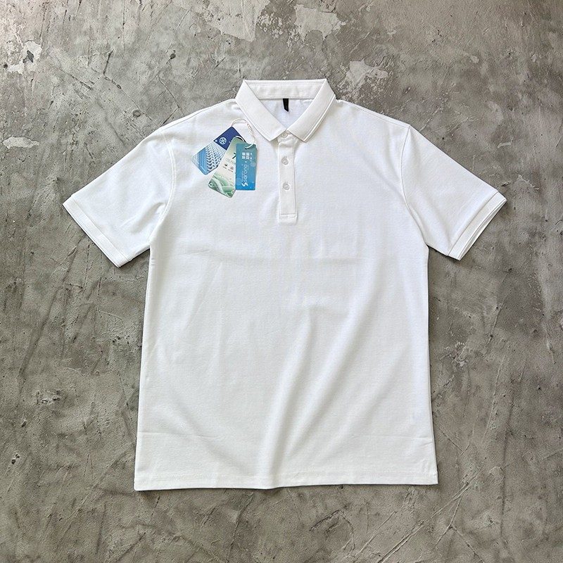 弹力面料凉感Polo衫 220克小领口